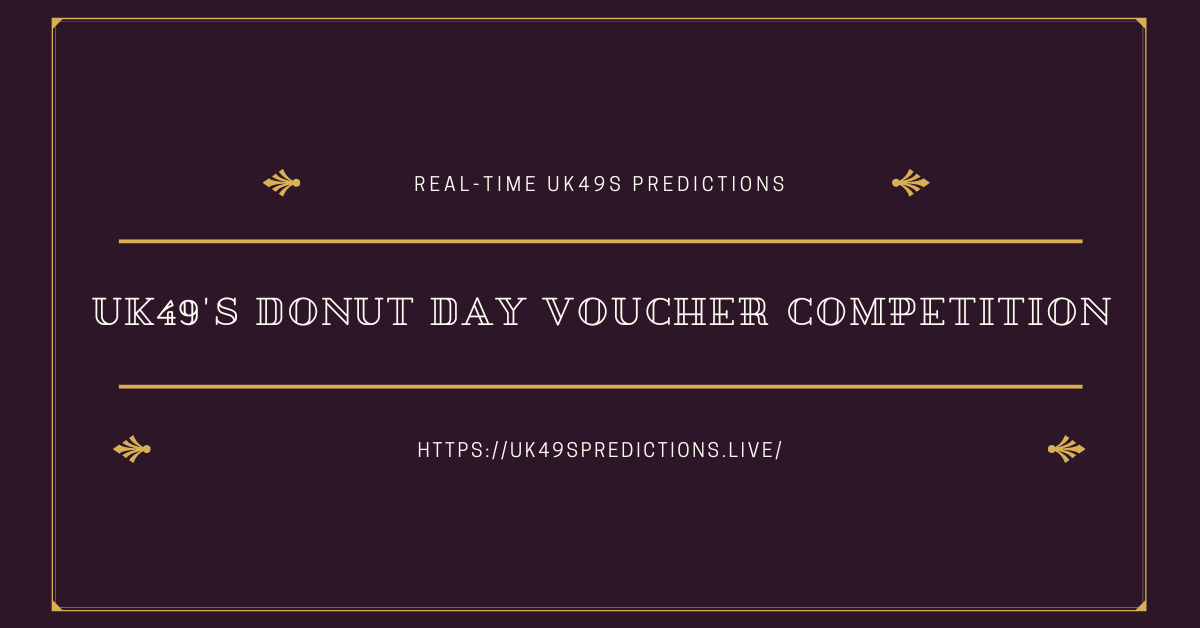 UK49's DONUT DAY VOUCHER COMPETITION